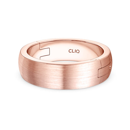 Classic Rounded Band with Matte Finish, 6mm