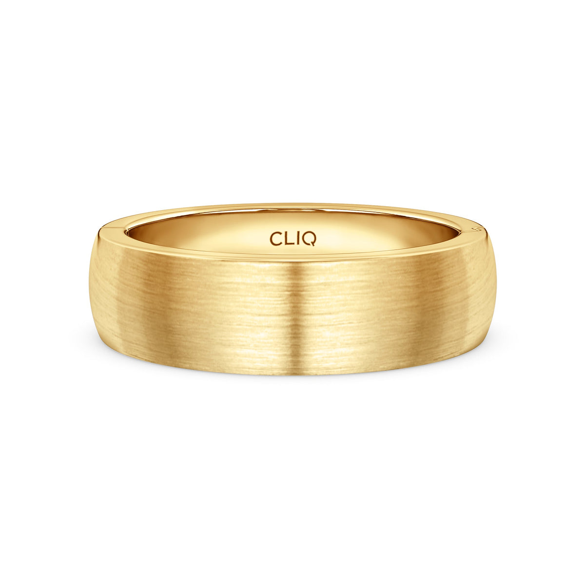 Classic Rounded Band with Matte Finish, 6mm