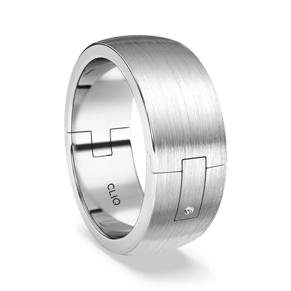 Classic Rounded Band with Matte Finish, 8mm