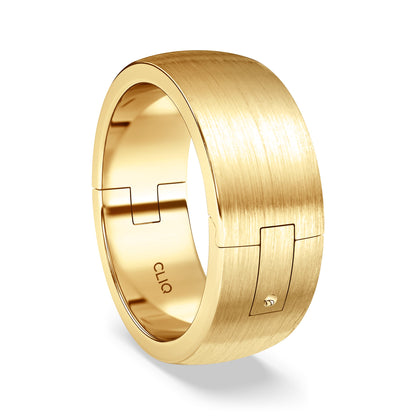 Classic Rounded Band with Matte Finish, 8mm