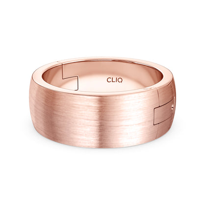 Classic Rounded Band with Matte Finish, 8mm