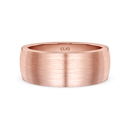 Classic Rounded Band with Matte Finish, 8mm