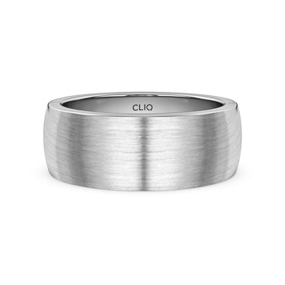 Classic Rounded Band with Matte Finish, 8mm