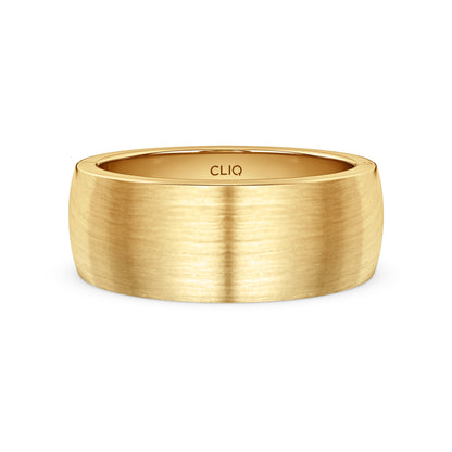 Classic Rounded Band with Matte Finish, 8mm