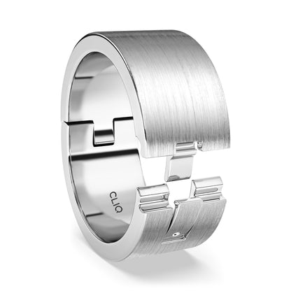 Classic Flat Profile Band with Matte Finish, 10mm