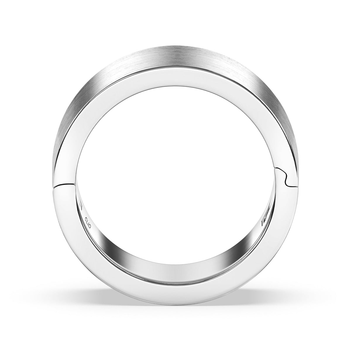 Classic Flat Profile Band with Matte Finish, 10mm