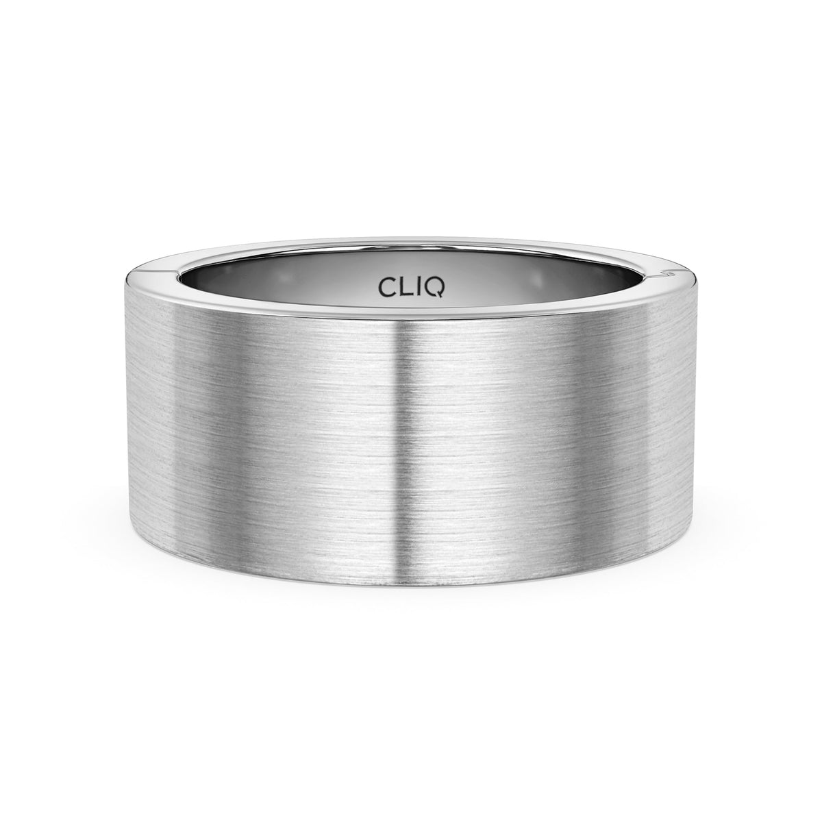 Classic Flat Profile Band with Matte Finish, 10mm