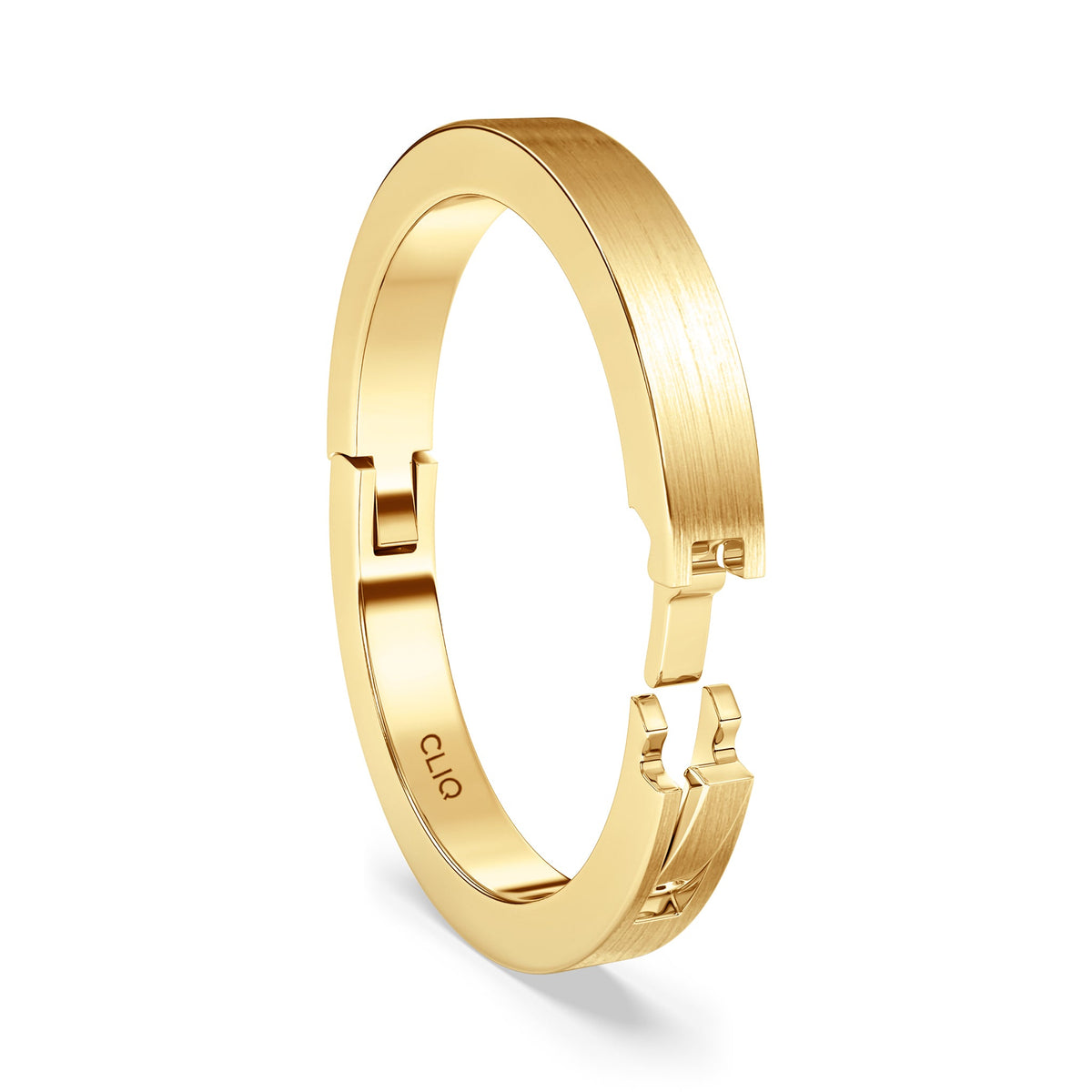 Classic Flat Profile Band with Matte Finish, 3mm
