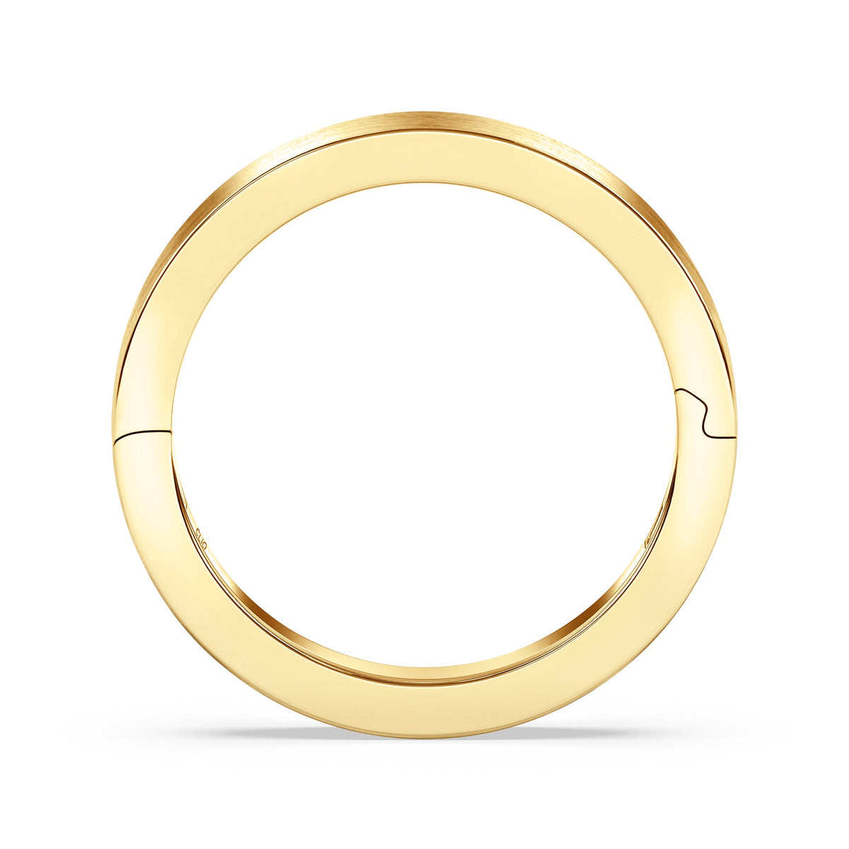 Classic Flat Profile Band with Matte Finish, 3mm
