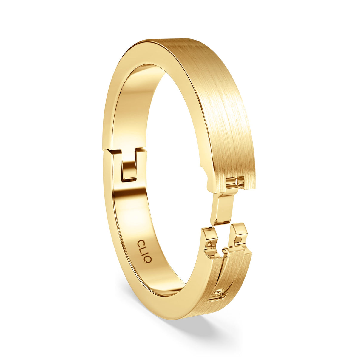 Classic Flat Profile Band with Matte Finish, 4mm