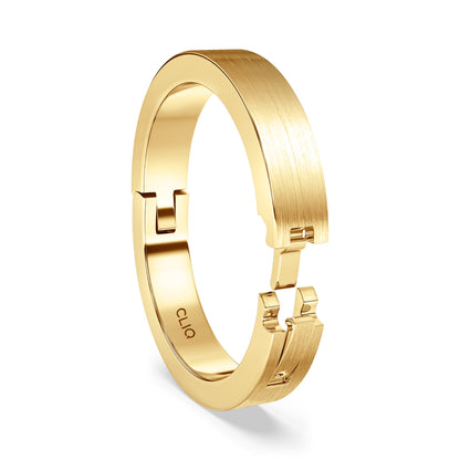 Classic Flat Profile Band with Matte Finish, 4mm
