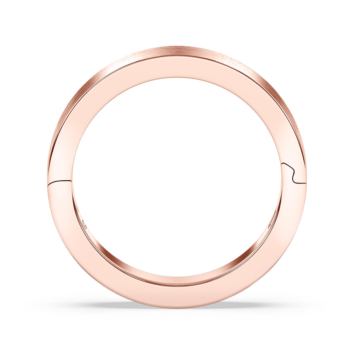 Classic Flat Profile Band with Matte Finish, 4mm