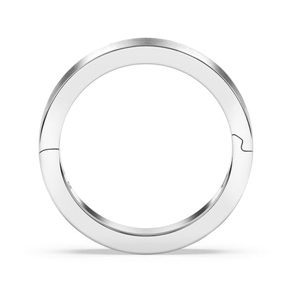 Classic Flat Profile Band with Matte Finish, 4mm