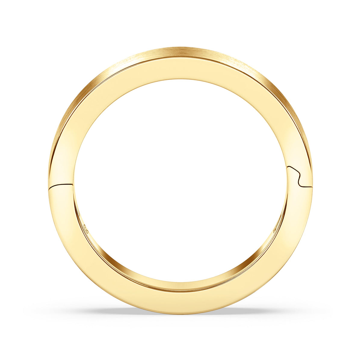 Classic Flat Profile Band with Matte Finish, 4mm