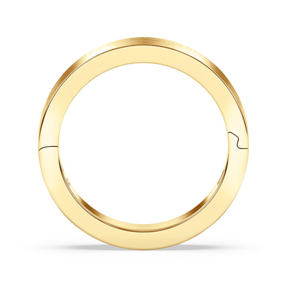 Classic Flat Profile Band with Matte Finish, 4mm