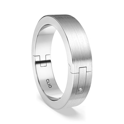 Classic Flat Profile Band with Matte Finish, 5mm