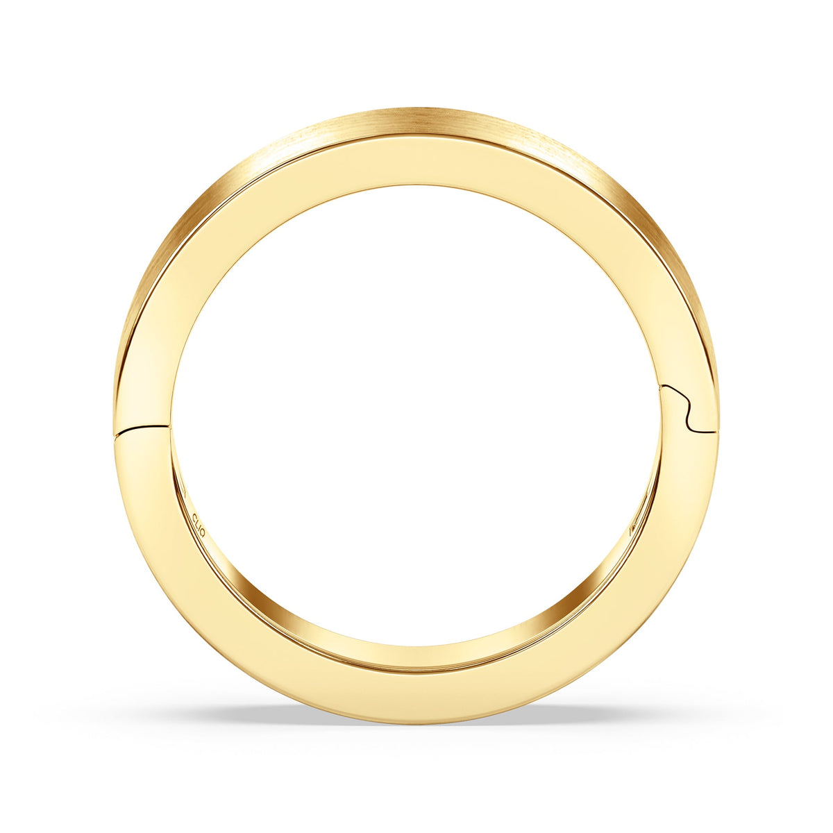 Classic Flat Profile Band with Matte Finish, 5mm