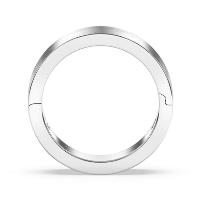 Classic Flat Profile Band with Matte Finish, 6mm