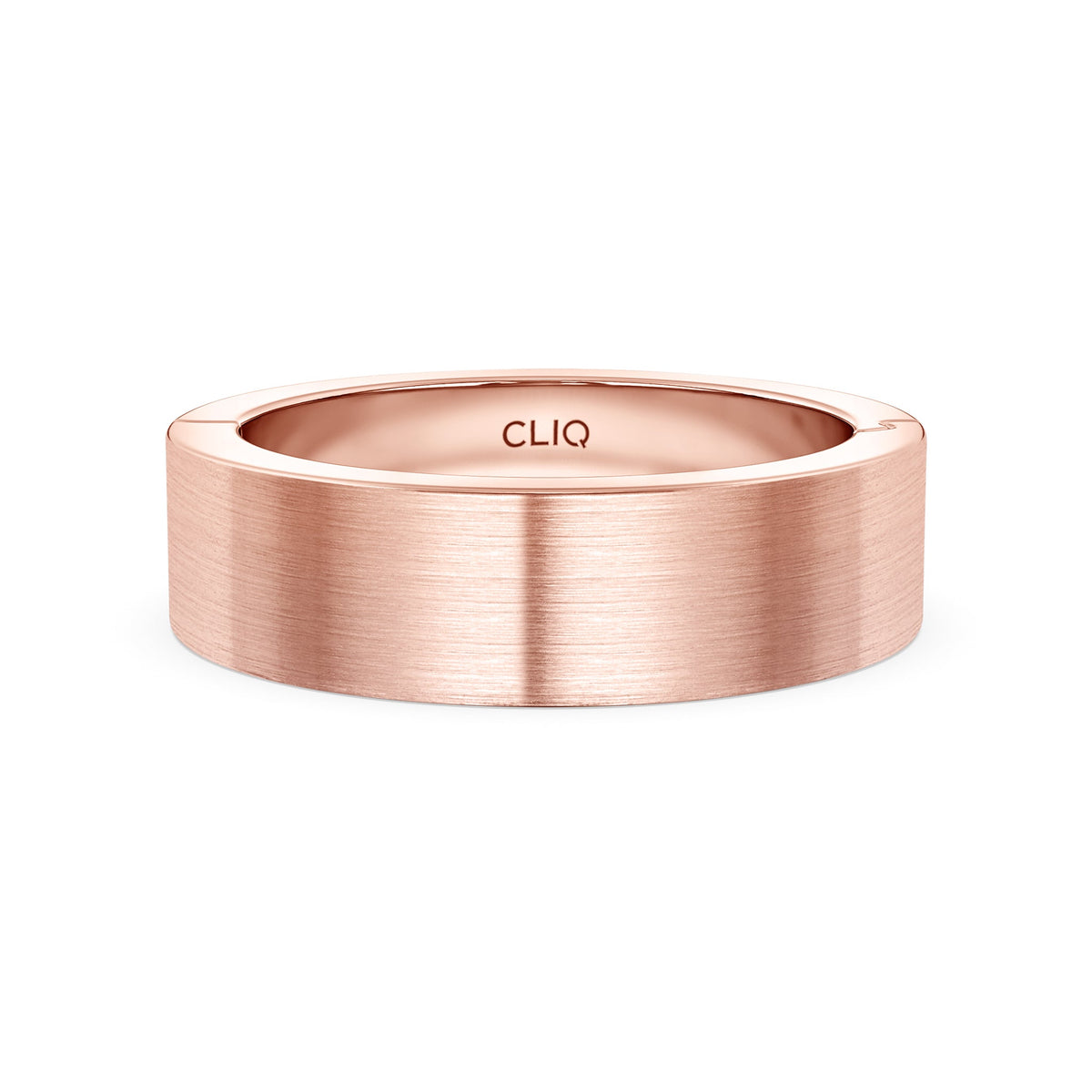Classic Flat Profile Band with Matte Finish, 6mm
