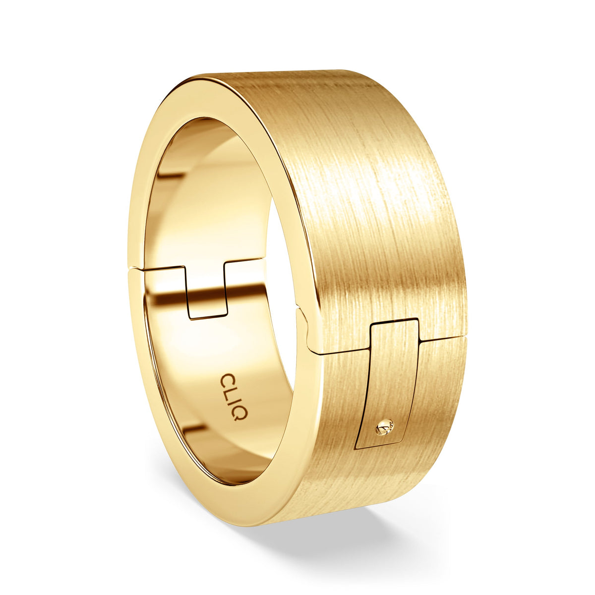 Classic Flat Profile Band with Matte Finish, 8mm