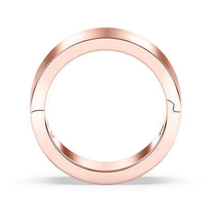 Classic Flat Profile Band with Matte Finish, 8mm