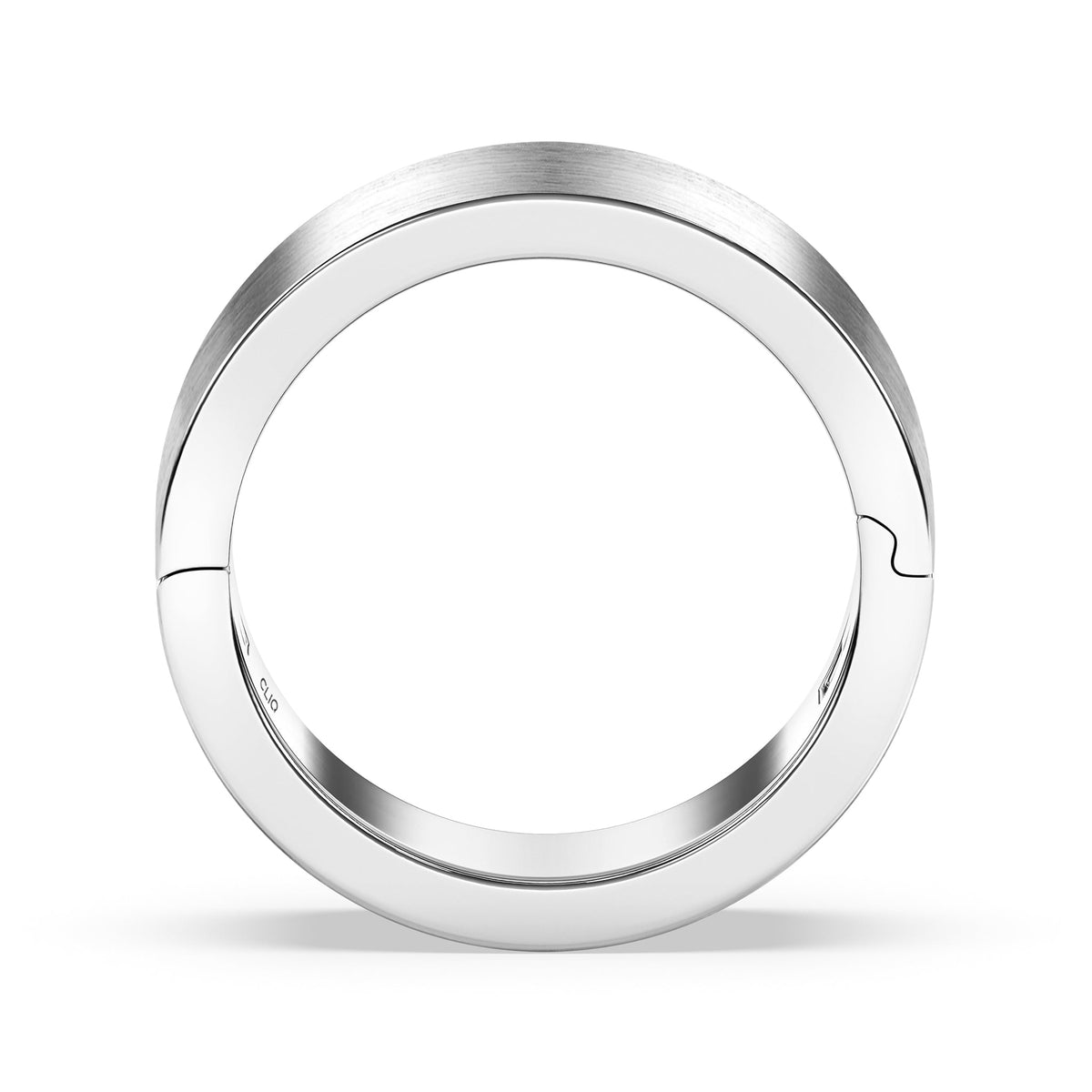 Classic Flat Profile Band with Matte Finish, 8mm