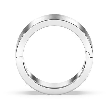 Classic Flat Profile Band with Matte Finish, 8mm