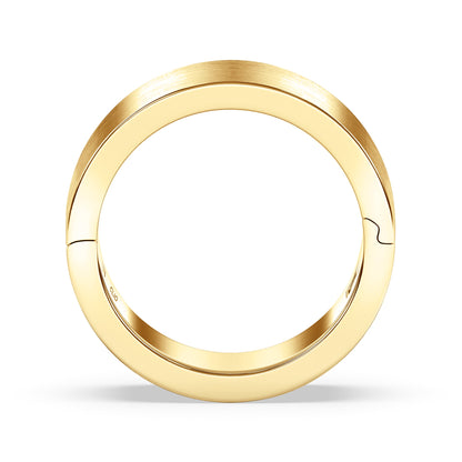 Classic Flat Profile Band with Matte Finish, 8mm