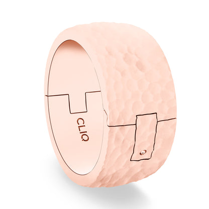 Classic Band with Hammered Finish, 10mm