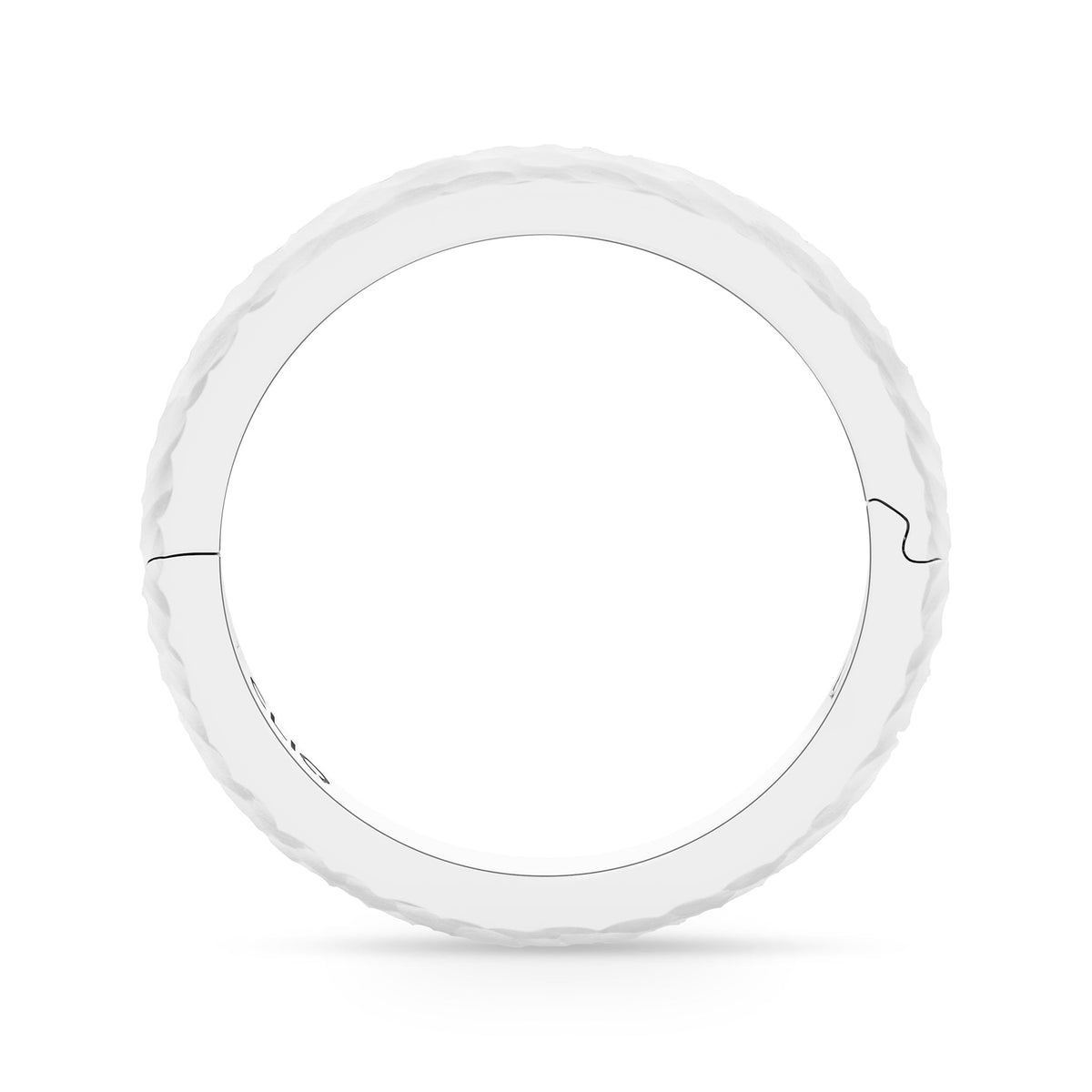 Classic Band with Hammered Finish, 3mm
