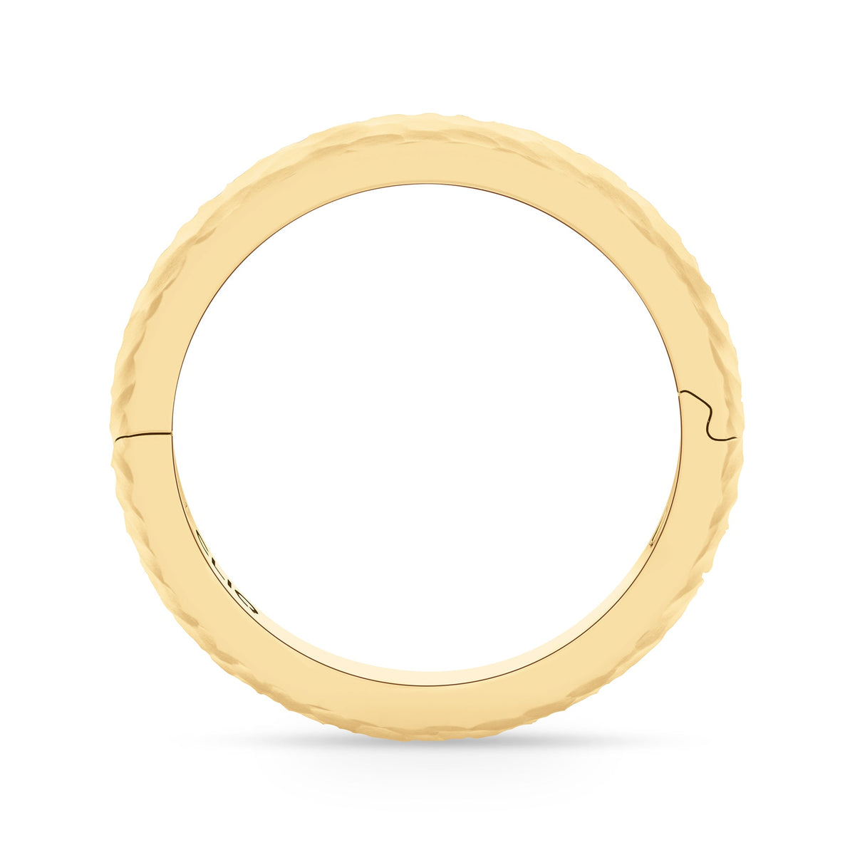 Classic Band with Hammered Finish, 3mm