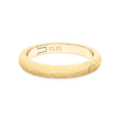 Classic Band with Hammered Finish, 3mm