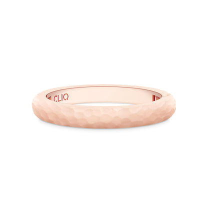 Classic Band with Hammered Finish, 3mm