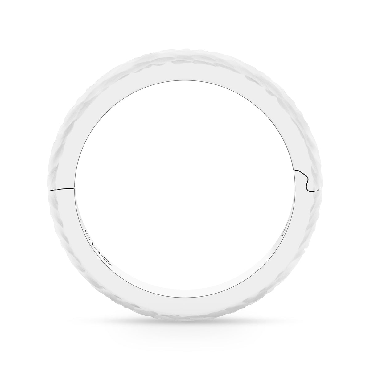 Classic Band with Hammered Finish, 4mm
