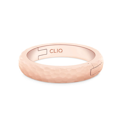 Classic Band with Hammered Finish, 4mm