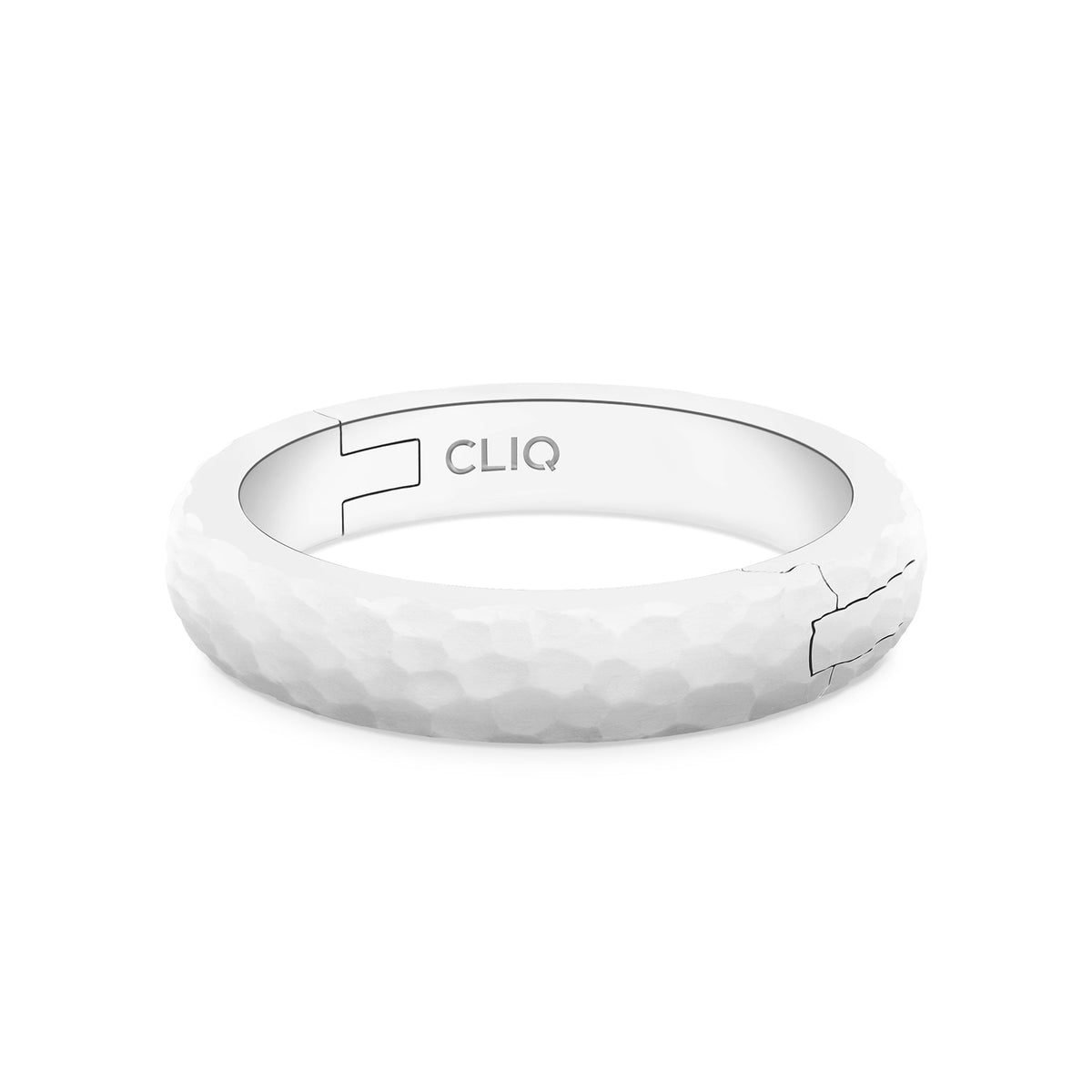 Classic Band with Hammered Finish, 4mm