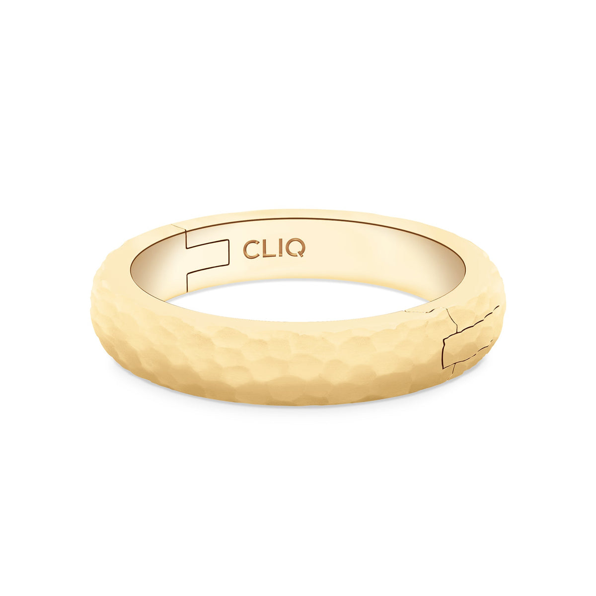 Classic Band with Hammered Finish, 4mm