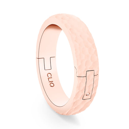 Classic Band with Hammered Finish, 5mm