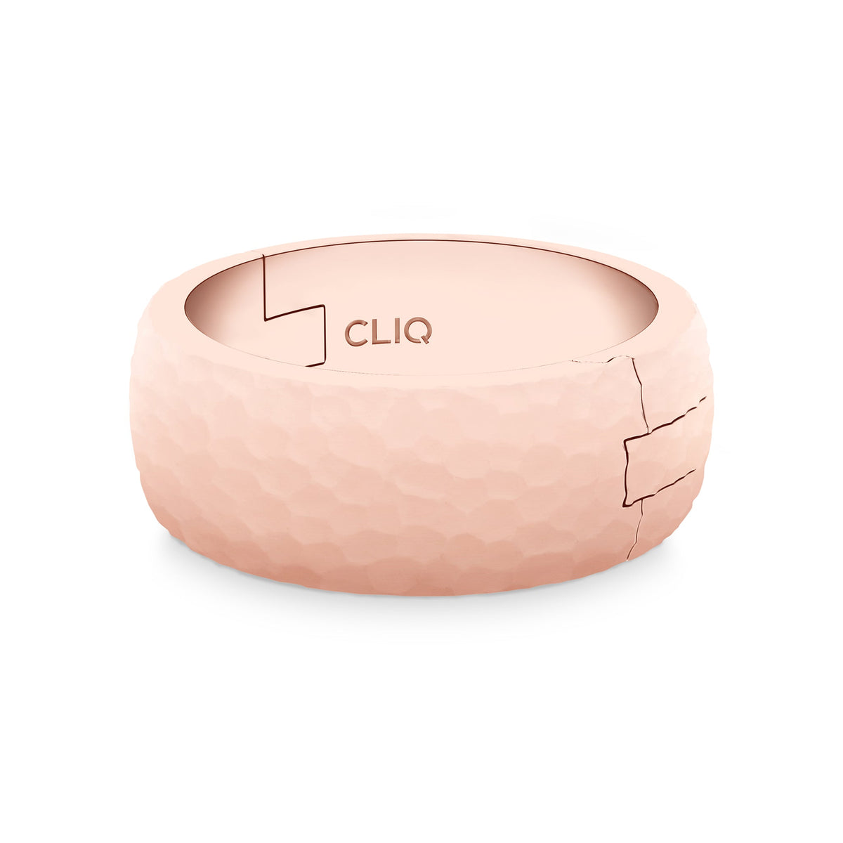 Classic Band with Hammered Finish, 8mm