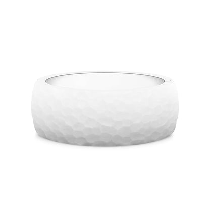 Classic Band with Hammered Finish, 8mm