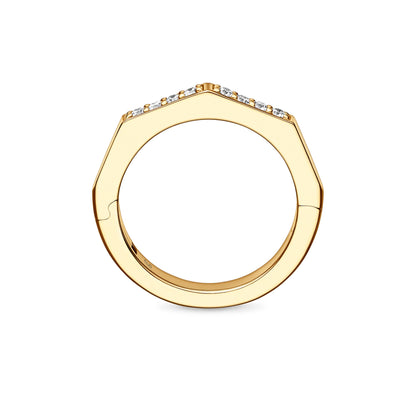 Apex Angled Diamond Band
