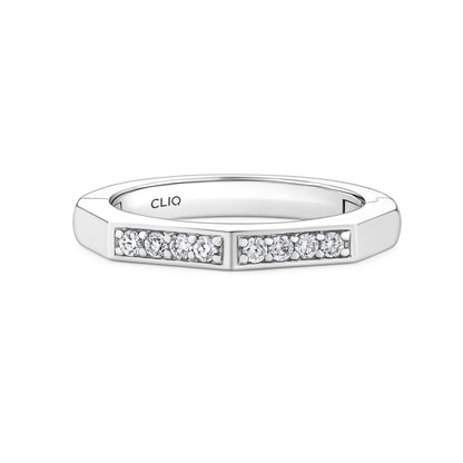Apex Angled Diamond Band