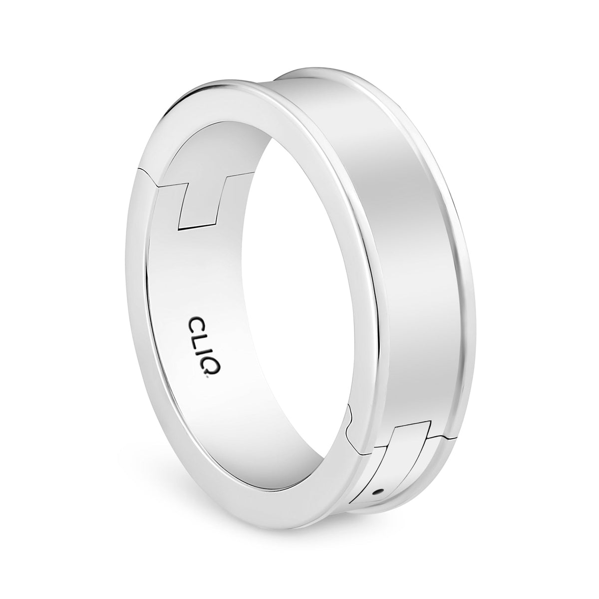 Aldridge Band with Recessed Center, 6mm