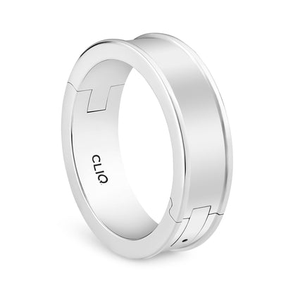 Aldridge Band with Recessed Center, 6mm
