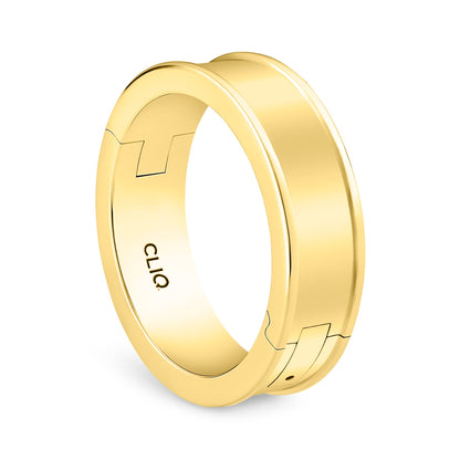Aldridge Band with Recessed Center, 6mm
