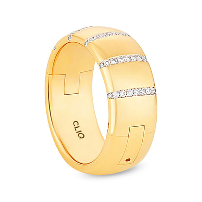 Claridge Wide Diamond Band