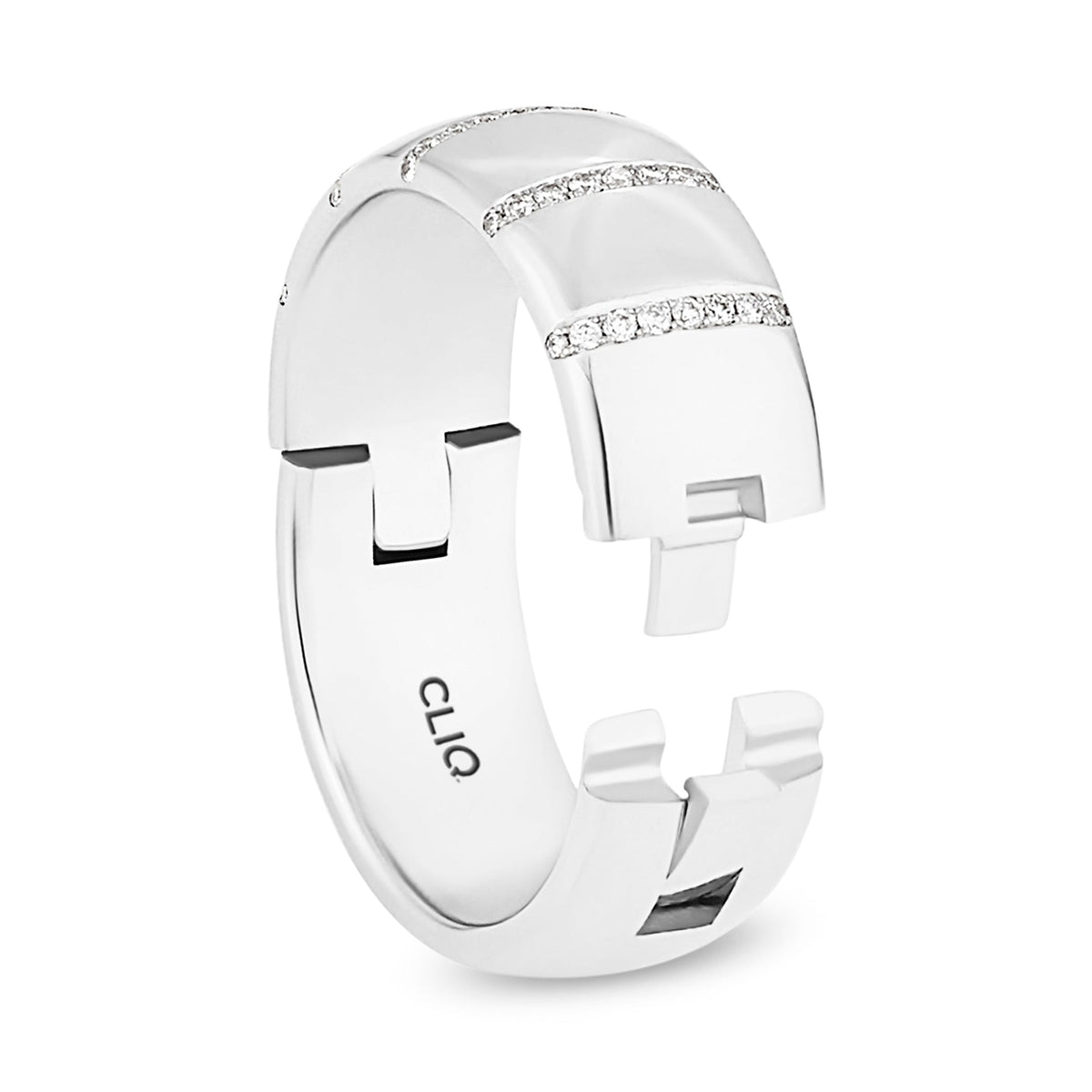 Claridge Wide Diamond Band