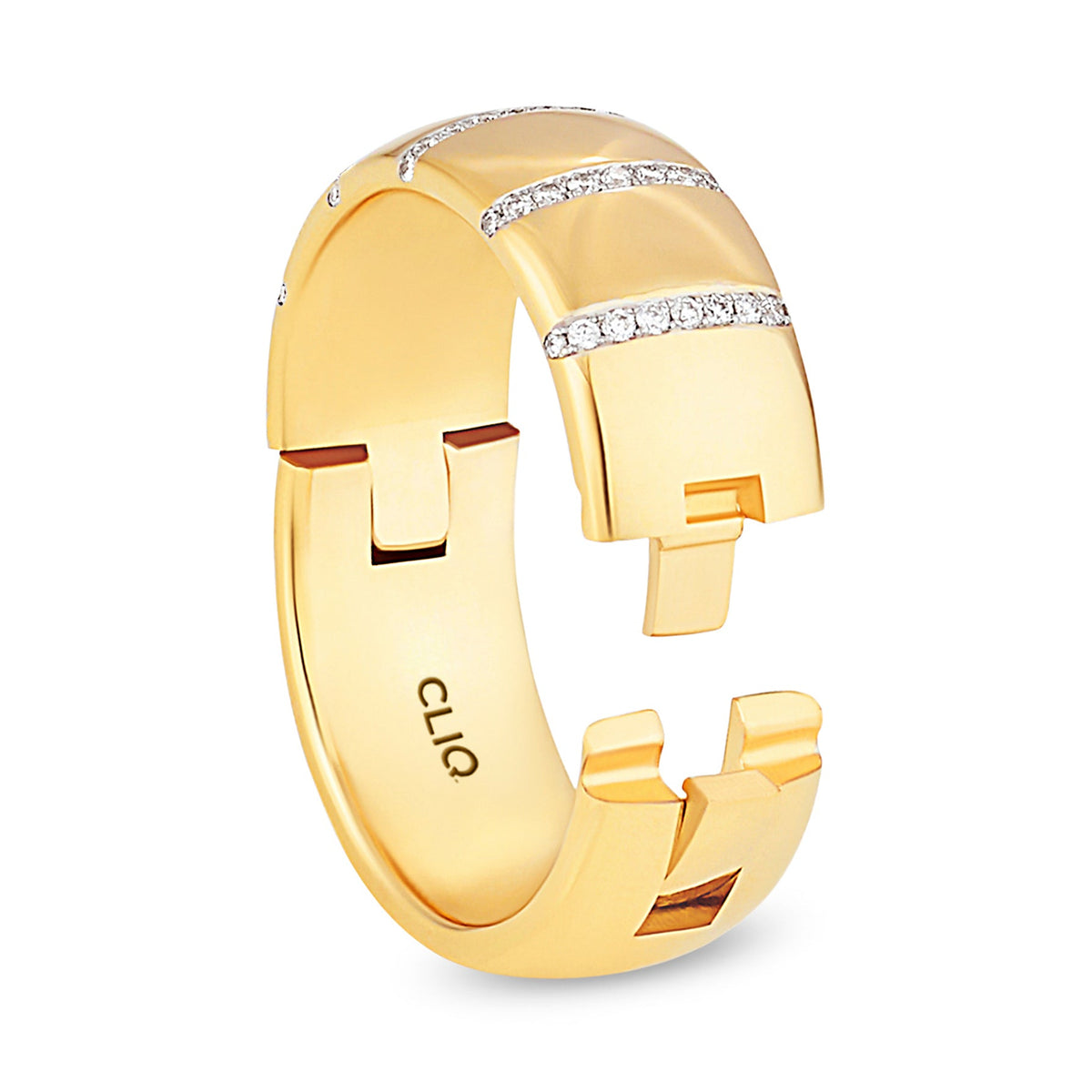 Claridge Wide Diamond Band