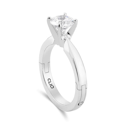 Classic 4-Prong Solitaire Engagement Ring