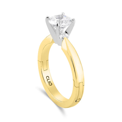 Classic 4-Prong Solitaire Engagement Ring